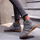 Susiecloths Solid Color Pull-On Lightweight Ankle Boots