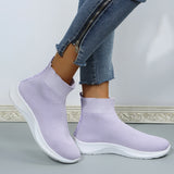 Susiecloths High Top Sock Sneakers Knit Lightweight Jogging Walking Shoes