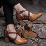 Susiecloths Women's high heels Buckle Strap Sandals