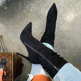 Susiecloths Side Zipper High Heel Boots