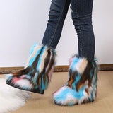 Susiecloths Comfy Faux Fur Winter Warm Snow Boots