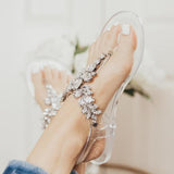 Susiecloths Crystal Clear Sandals