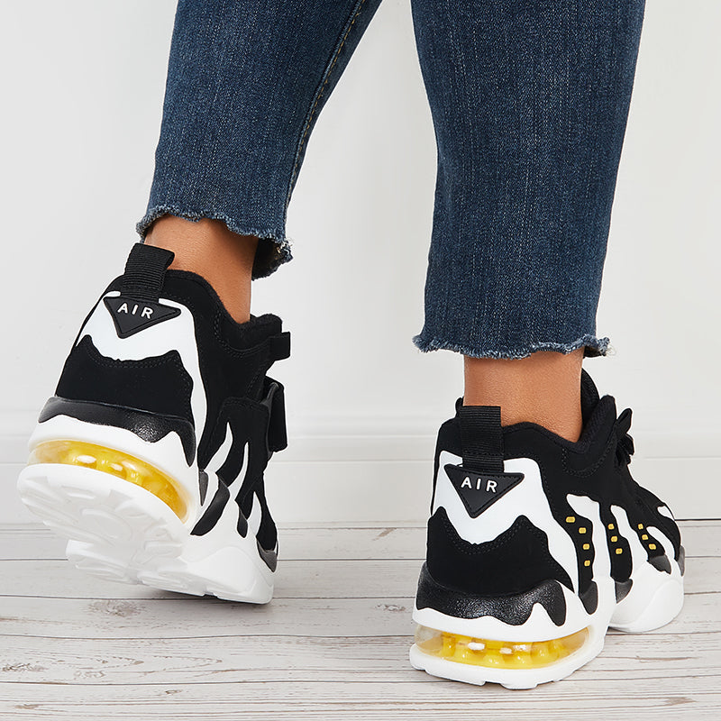 Women Platform Air Cushion Sneakers Thick Sole Walking Shoes