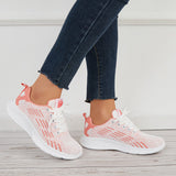 Susiecloths Casual Breathable Knit Sneakers Lace Up Running Shoes
