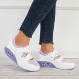 Susiecloths Mesh Air Cushion Sneakers Velcro Platform Walking Shoes
