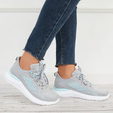 Susiecloths Lace Up Lightweight Knit Sneakers Running Sports Shoes