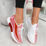 Susiecloths Breathable Lightweight Lace-Up Sneakers