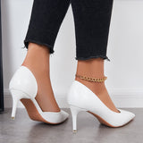 Susiecloths Classic Side Cutout Stilettos Pointed Toe High Heel Pumps