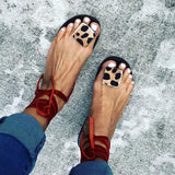 Susiecloths Women Stylish Lace Up Boho Sandals