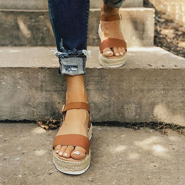 Susiecloths Summer Kaylee Espadrille Platform Sandals