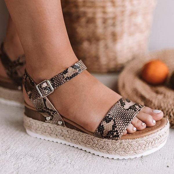 Susiecloths Summer Kaylee Espadrille Platform Sandals