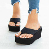 Susiecloths Flip-flops Foam Wedge Heel Sandals