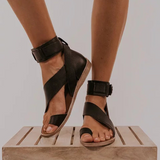 Susiecloths Fashion Flip-flops Flat Heel Buckle Strap Sandals