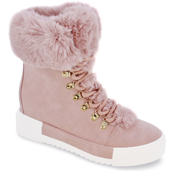 Susiecloths Warm Fur Lace-Up Boots