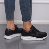 Susiecloths Rhinestone Embrellished Platform Lace-Up Sneakers