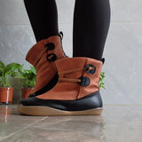 Susiecloths Vintage Soft Pull-On Casual Short Boots