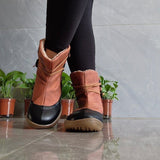 Susiecloths Vintage Soft Pull-On Casual Short Boots