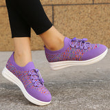 Susiecloths Casual Knitted Breathable Slip-Ons Sneakers