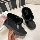Susiecloths Fashion Thick-Soled Velvet Warm Snow Boots