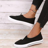 Susiecloths Round Toe Mesh Casual Slip-On Flats