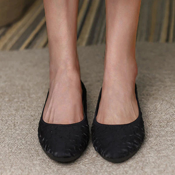Susiecloths New In Comfort Pointed Toe Satin Flats