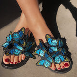 Susiecloths Fashion Butterfly Comfy Platform Sandals