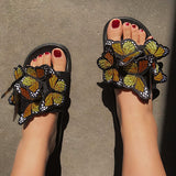 Susiecloths Fashion Butterfly Comfy Platform Sandals
