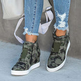 Susiecloths Extra Mile Leopard Wedge Sneakers