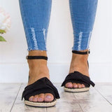 Susiecloths Cute Knot Espadrille Flats Sandals