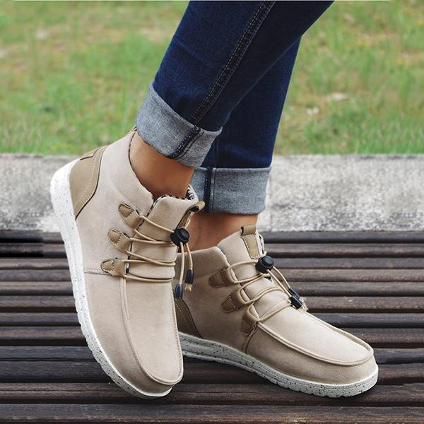 Susiecloths Casual Laced Front Ankle Boots